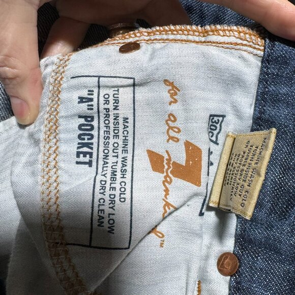 7 For All Mankind A Pocket Jeans Bootcut Mid Rise Womens Size 27 Denim - Picture 10 of 13